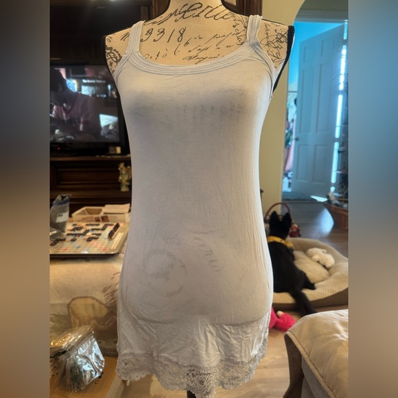 Intimidating Light blue Sleeveless Dress 👗 med - Picture 1 of 5